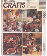 McCALL&#39;S PATTERN 3367 HOLIDAY TABLE ACCESSORY PACKAGE #1 - £2.35 GBP
