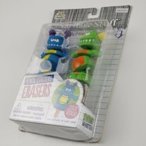 Scribble Stuff Pencil Stackers Erasers Swamp Monsters Green & Blue Stack Attack image 2