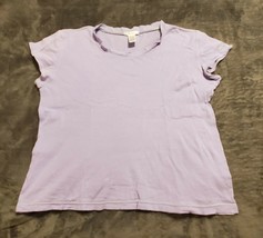 WOMENS DKNY SLEEPWEAR / LOUNGEWEAR TOP - LAVENDER - SIZE MEDIUM - $7.99