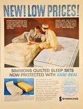 SIMMONS SLEEP MATTRESS-Sani-Seal-Comfort-Quilted-Low Prices- 1962 Vintag... - $15.12 CAD