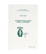 Army SPECIAL FORCES MEDICAL Hand Book Tactical Manual ST31-91B - €31,14 EUR