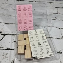 Stampin’ Up A Little Love Mini Stamp Box Set 12 Asstd New Unmounted Retired 2004 - $14.84