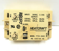 HEATCRAFT FTC5-EH03 CONTROL HQ1065188HC HQ 1065188 HC used cracked housg... - $129.97