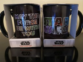Star Wars Color Changing Mug Black By Zak! Disney New May The Force Be With You - $29.99
