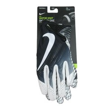 Nike Vapor Knit Skill Football Gloves Adult Size XL Black White NEW NFG0... - $39.95