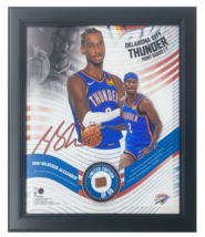 Shai Gilgeous-Alexander Framed 15&quot; x 17&quot; Game Used Basketball Collage LE 50 - £91.29 GBP