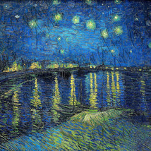 Van Gogh Starry Night Painting Digital Clip Art - £1.96 GBP