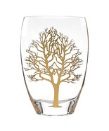 12 Mouth Blown Gold Tree Of Life Vase - £170.45 GBP