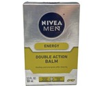 Nivea For Men Energy Double Action Balm Q10 3.3oz New in Box Soothes &amp; E... - $39.99