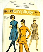 Vintage Sewing Pattern Simplicity #9063 Dress, Tunic, Pants - $5.89