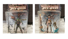 Lot of 2 Vintage 1998 Todd McFarlane Toys Dark Ages Spawn Figures - £39.32 GBP