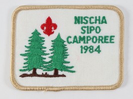 Vintage 1984 Nischa Sipo Camporee Tan Border Boy Scouts BSA Camp Patch - £9.02 GBP