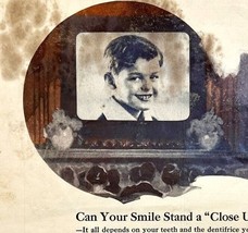1923 Colgate Toothpaste Movie Theater XL Advertisement 14 x 11.25 Health... - £28.69 GBP