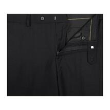 Men Renoir Suit Separate Super 140s Soft Wool Two Button Classic Fit 508-1 Black image 5