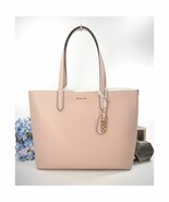 Michael Kors Soft Pink Leather Eliza XL Extra Large Tote Bag NWOT - $262.86 CAD