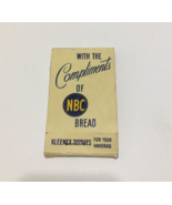 Vintage advertising NBC bread Kleenex tissue for your handbag movie phot... - £15.53 GBP
