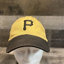 Pittsburgh Pirates Adjustable Hat Cap Bill Men MLB Baseball Beige Yellow - $10.89