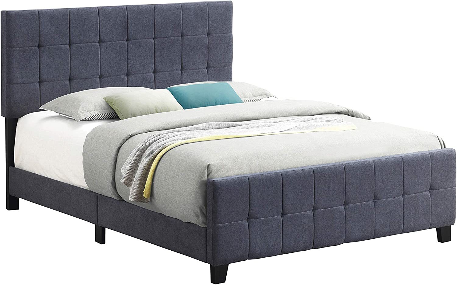 Primary image for Coaster Home Furnishings Fairfield Queen Upholstered Bed Dark Grey Panel