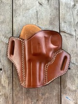 Fits Colt Python, Colt King Cobra 3”BBL Handmade Leather Belt Holster. L... - $53.99