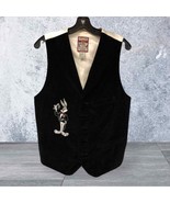 Vtg Warner Bros Studio Store Looney Tunes Vest Mens sz S Bugs Bunny Embr... - $59.85 CAD