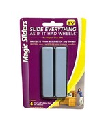 Magic Sliders Adhesive Floor Slides 15/16&quot; x 4&quot; Rectangle Protects Floor - $7.91