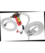 Diesel Fuel Transfer Pump Kit with Nozzle &amp; Hose,Reversible Pumping,Self... - £122.48 GBP