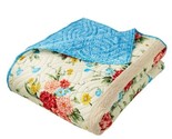 Pioneer Woman ~ SWEET ROSE ~ KING Size ~ Embroidered Lace ~ 104 X 94 Quilt - £60.08 GBP