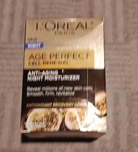 NEW Loreal Age Perfect Cell Renewal Anti-Aging Night Moisturizer (P14) - $23.27