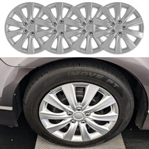 For 2006-2022 Honda Civic 16&quot; Steel Wheel Silver 10-Spoke Wheel Covers H... - £47.95 GBP