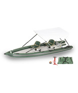 Sea Eagle FSK16 2-Person Swivel Seat Canopy Pkg Fish Skiff Inflatable Boat - $53,363.44 MXN
