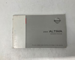 2003 Nissan Altima Owners Manual OEM J01B03011 - $14.84