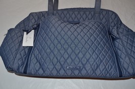 Vera Bradley Baby Bag 24769-L81 Moonlight Navy Blue Quilted Diaper Bag w/ Pad - $66.91
