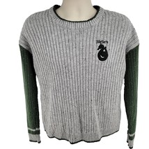 Harry Potter Slytherin Knit Sweater Women&#39;s Size M Gray - £25.50 GBP