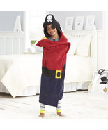 NWT Pirate Hooded Microplush Throw Warm Cozy Supersoft 50&quot;x32&quot; Kids Blanket - $39.99