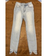 We The Free Jeans Womens Size 27 Stove Pipe Tapered Ankle Light Wash Fra... - £17.88 GBP