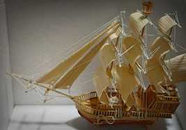 Handmade Ship Classical Wooden Sailboat Model Decoration Home Decor Gift... - £117.61 GBP