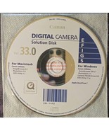 CANON DIGITAL CAMERA SOLUTION DISK FOR WINDOWS 33.00 - $1,027.51 MXN