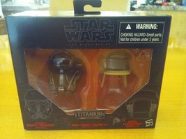 Hasbro Star Wars Titanium Helmets 06 Death Trooper and Rebel Commando, brand new - £8.50 GBP