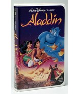 WALT DISNEY CLASSIC BLACK DIAMOND ALADDIN VHS CLAM SHELL CASE - $9.89