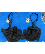 *New* MAISON LEJABY 36C Sexy Black Lace Rose Chantilly Underwire Bra (L4... - £22.80 GBP