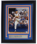 David Cone New York Mets Signed Framed 8x10 Baseball Photo BAS - £129.90 GBP