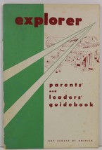 Explorer Parents and Leaders Guidebook Boy Scouts of America - £6.38 GBP