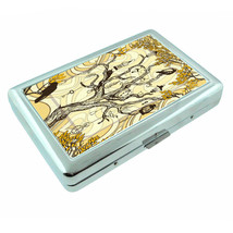 Vintage Magic Magician D8 Silver Metal Cigarette Case RFID Protection Wallet - £13.73 GBP