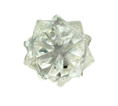 Merkaba Gemstone 20 Point Powerful Water Element Quartz Gemstone Hand Carved - £14.34 GBP