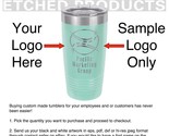 ENGRAVED Custom Personalized Name/Logo 20oz Stainless Steel Tumbler Teal... - £18.30 GBP
