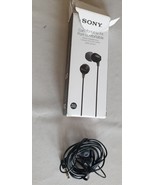 Sony MDR-EX15LP Wired In-ear Headphones Black Comfortable Fit Stereo Y-Type - $12.15 CAD