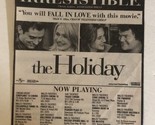 The Holiday Vintage Tv Print Ad Cameron Diaz Jack Black TV1 - $5.93