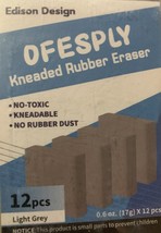Kneaded Art Rubber Eraser, Drawing 12 Pieces Gum Erasers For Artists Ske... - $7.80