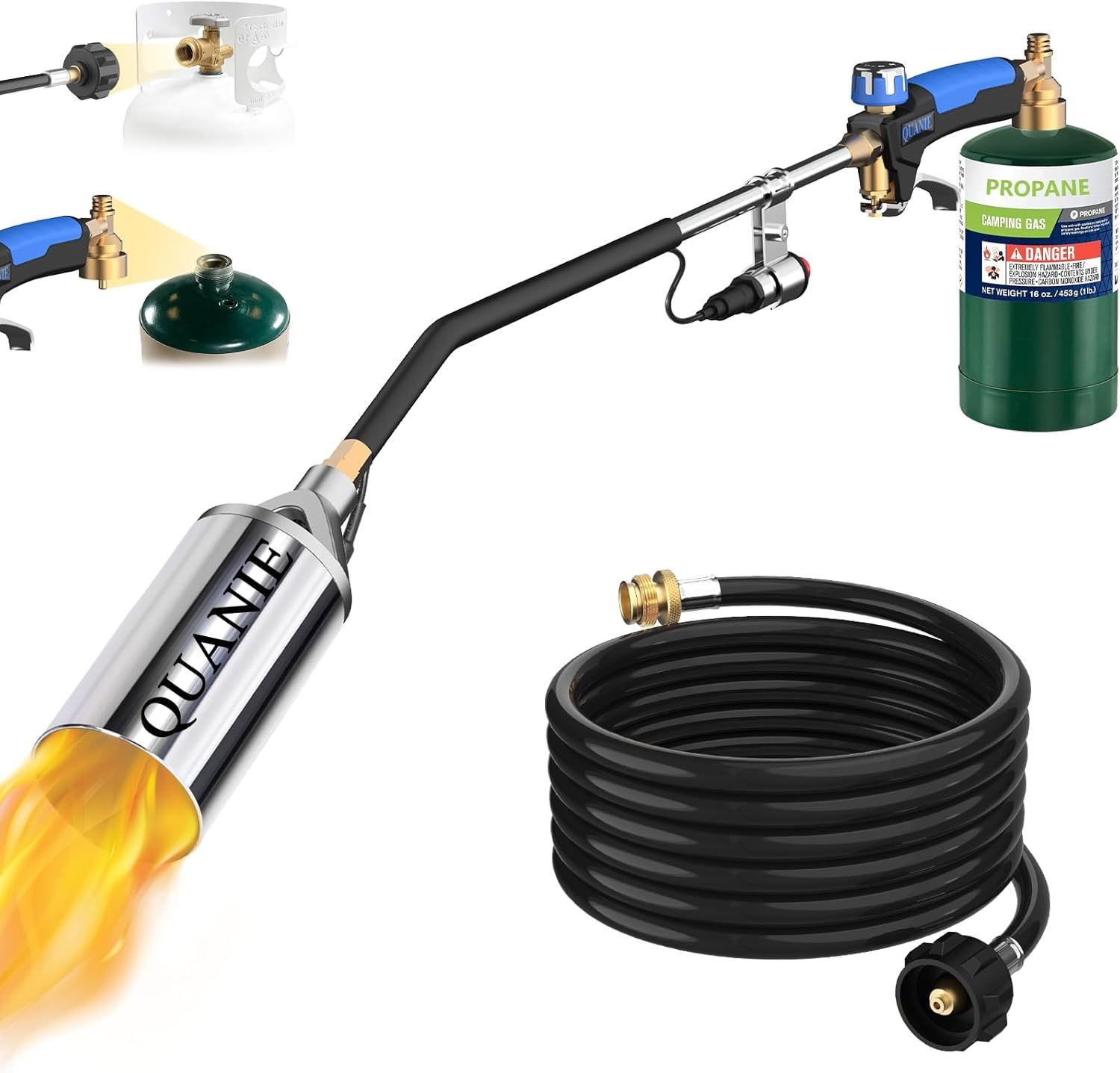 Propane Torch Weed Burner Kit,1,800,000 Btu Weed Torch Blow Torch With, ... - $61.96