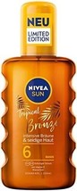 Nivea Sun Tropical Bronze Carotene Spray Sunscreen Spf 6 200ml-FREE Ship - $24.26
